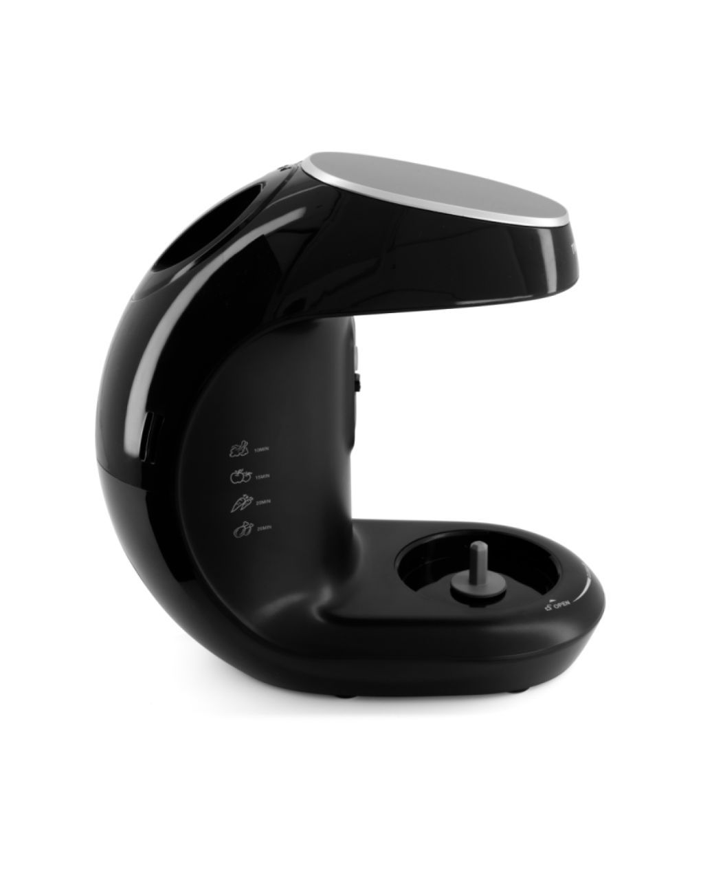 Twistshake ατμομάγειρας - παρασκευαστής βρεφικής τροφής 6 σε 1 black v2 32-08-78660 - Twistshake