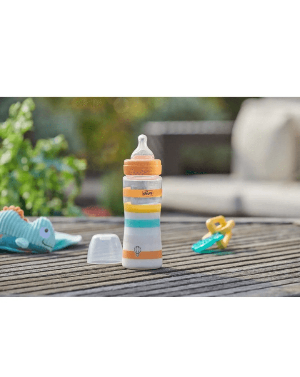 Chicco μπιμπερό πλαστικό well being 330ml orange unisex  4+ μηνών - Chicco