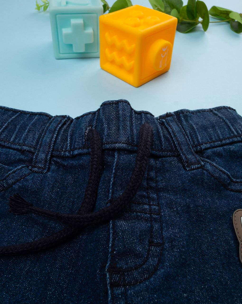 βρεφικό τζιν παντελόνι μπλε woods για αγόρι - Prénatal