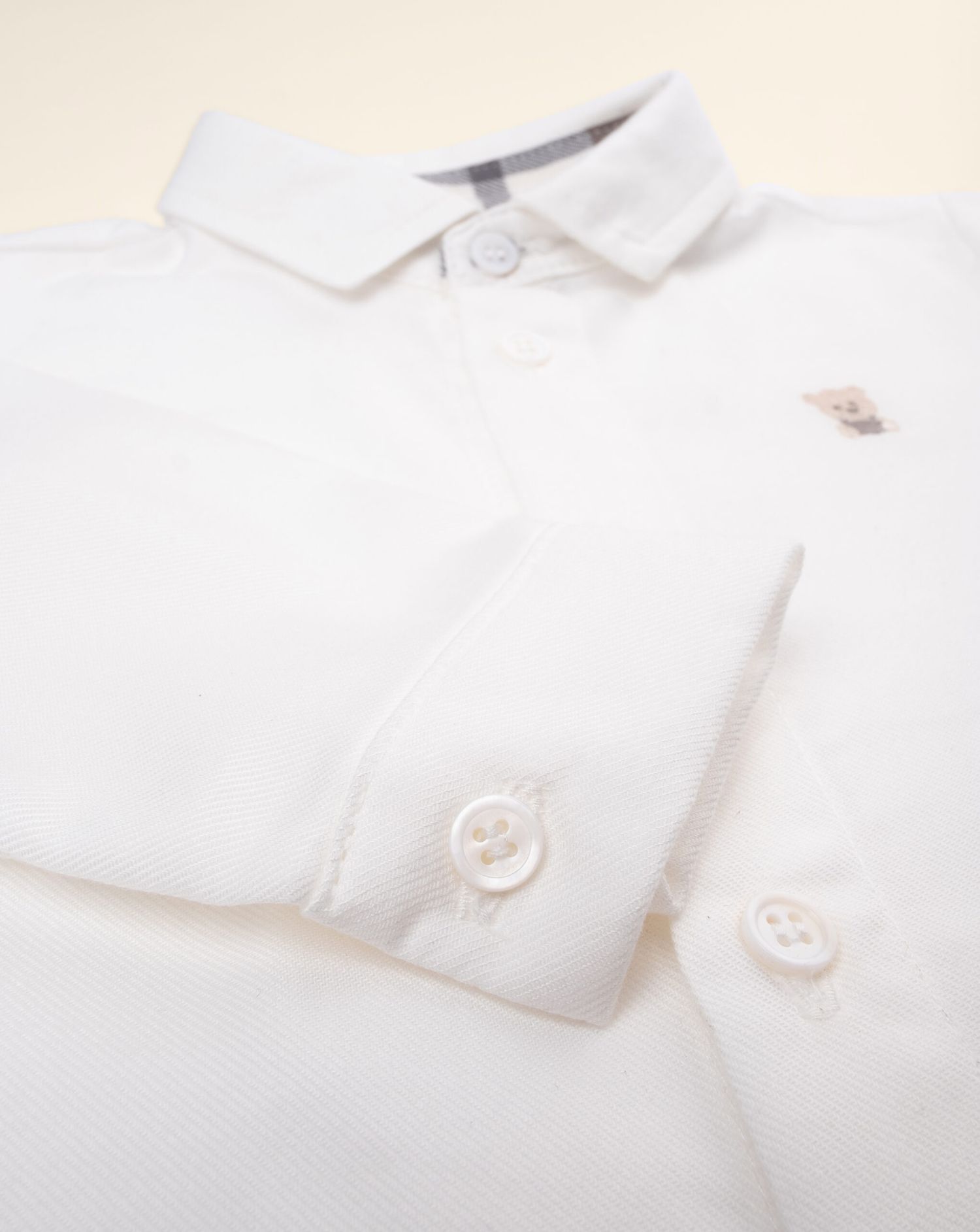 βρεφικό elegant πουκάμισο λευκό για αγόρι - Prénatal