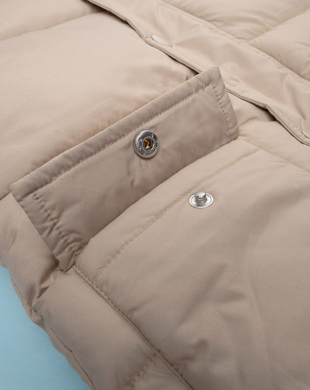 βρεφικό μπουφάν puffer μπεζ για αγόρι - Prénatal