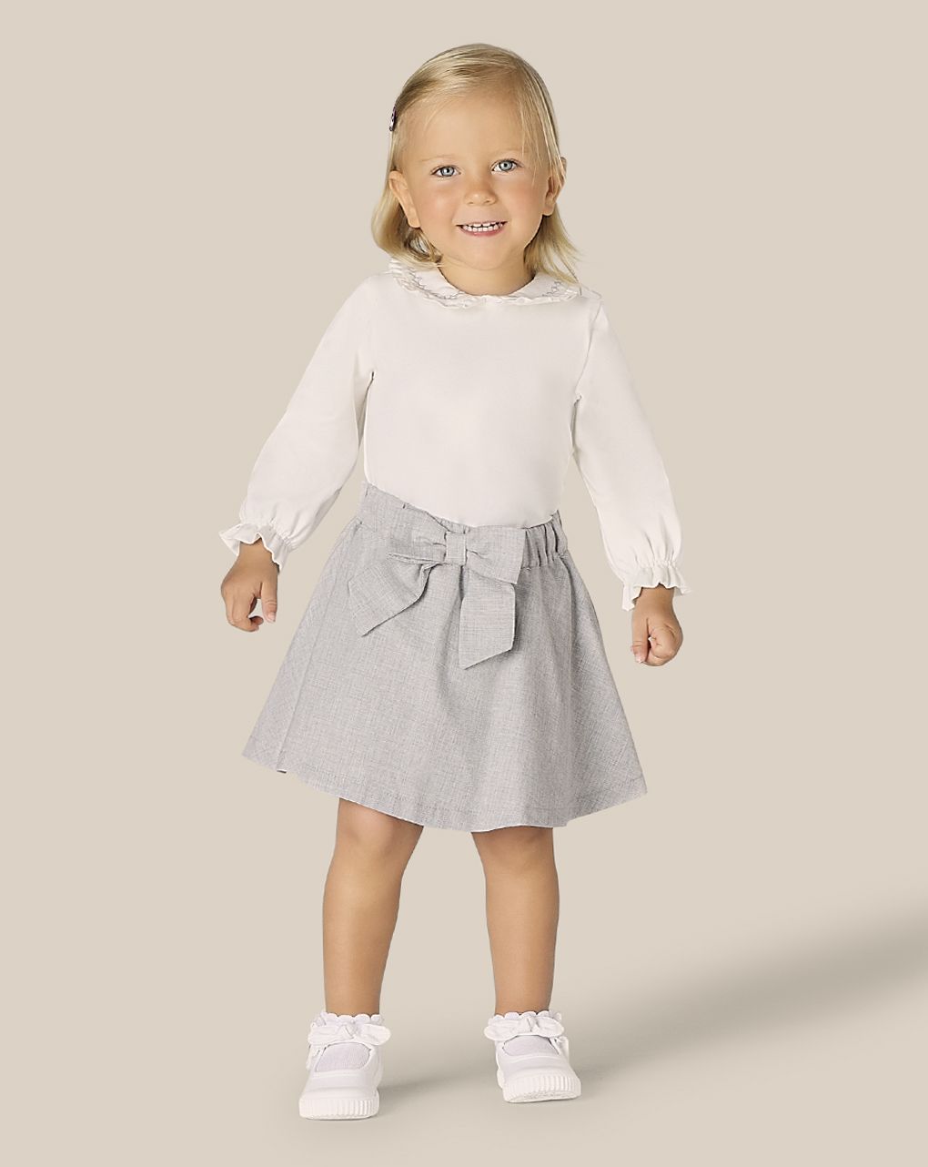 βρεφικό elegant κορμάκι λευκό για κορίτσι - Prénatal