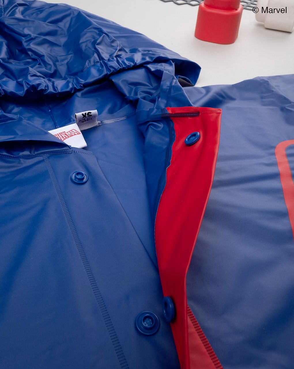 παιδικό αδιάβροχο μπλε με το spiderman για αγόρι - Prénatal