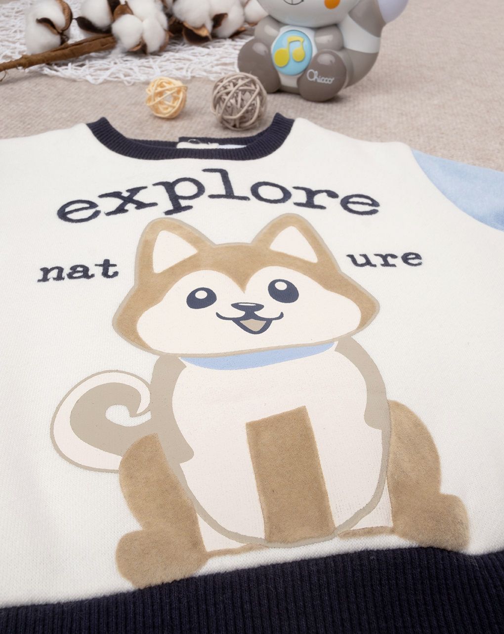 βρεφικό σετ μπλούζα φούτερ και φόρμα artic για αγόρι - Prénatal