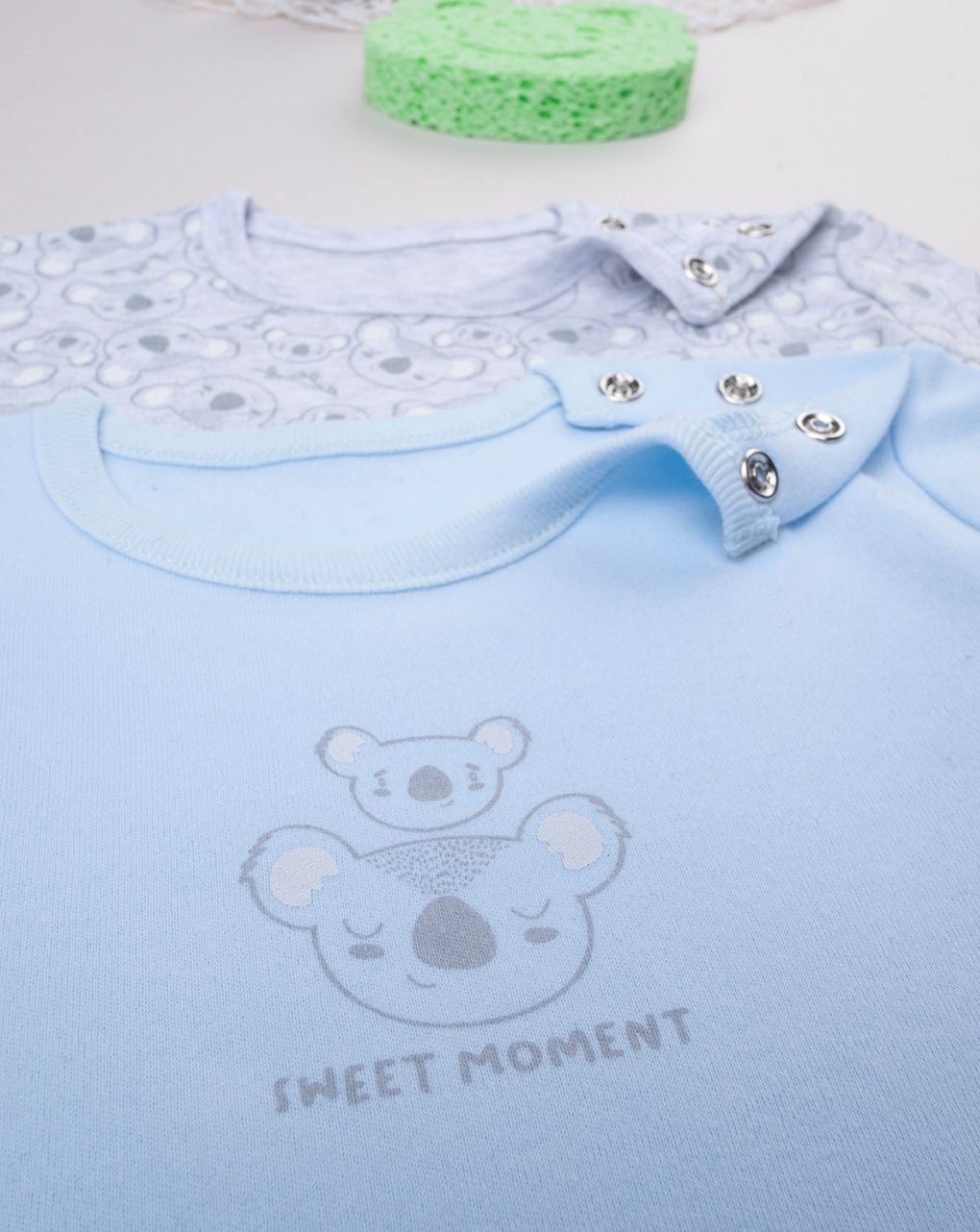 βρεφικά μακρυμάνικα κορμάκια πακέτο x2 με κοάλα για αγόρι - Prénatal