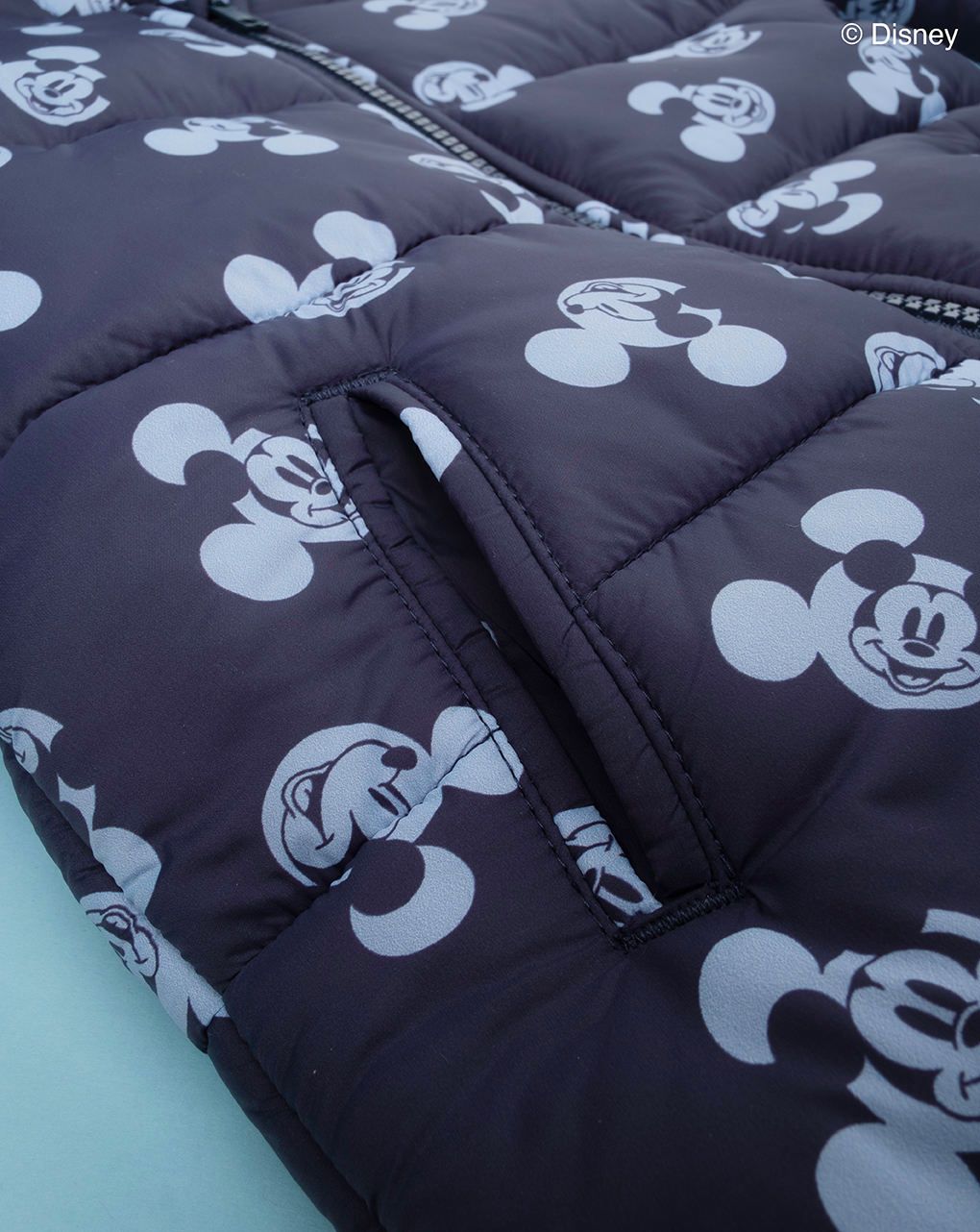 βρεφικό μπουφάν puffer μπλε με το mickey για αγόρι - Prénatal