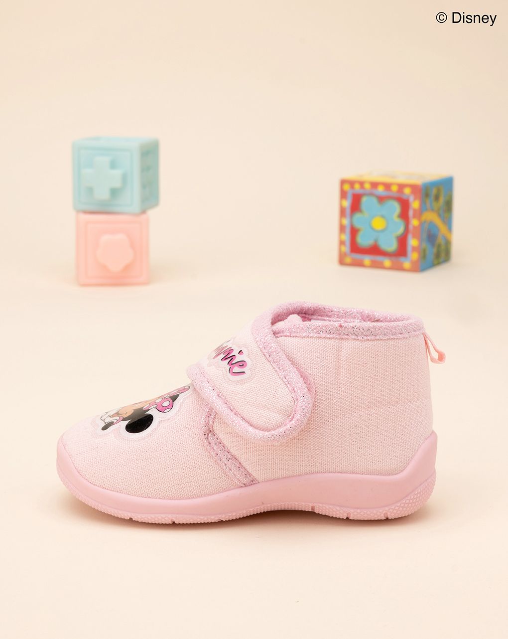 παντοφλάκια κλειστά ροζ με τη minnie για κορίτσι - Silverlit