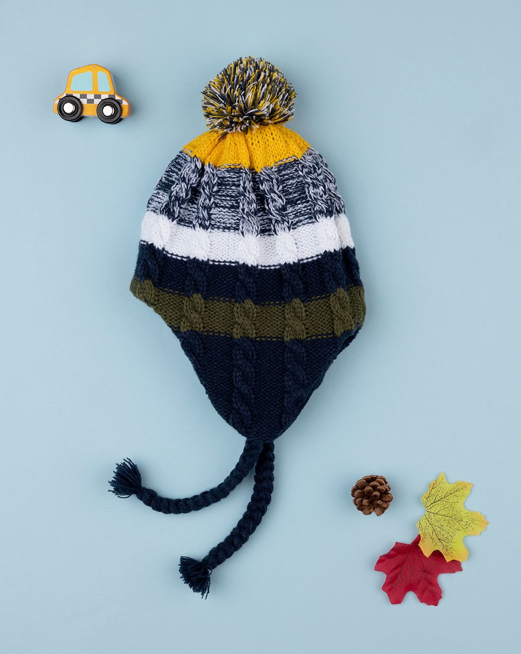 παιδικό σκουφάκι περουβιανού τύπου πολύχρωμο για αγόρι - Prénatal