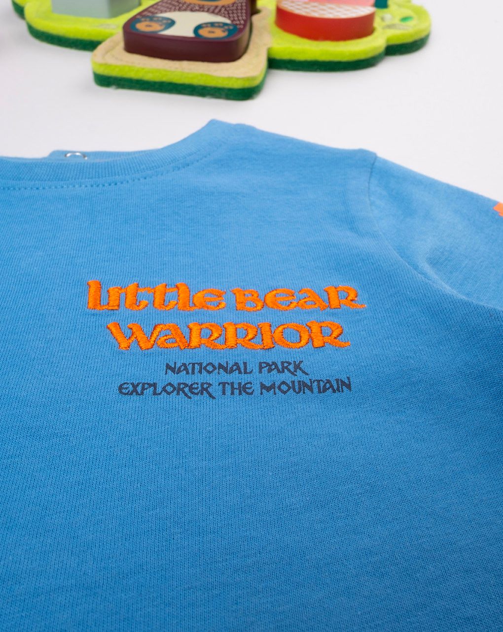βρεφική μπλούζα γαλάζια teddy για αγόρι - Prénatal