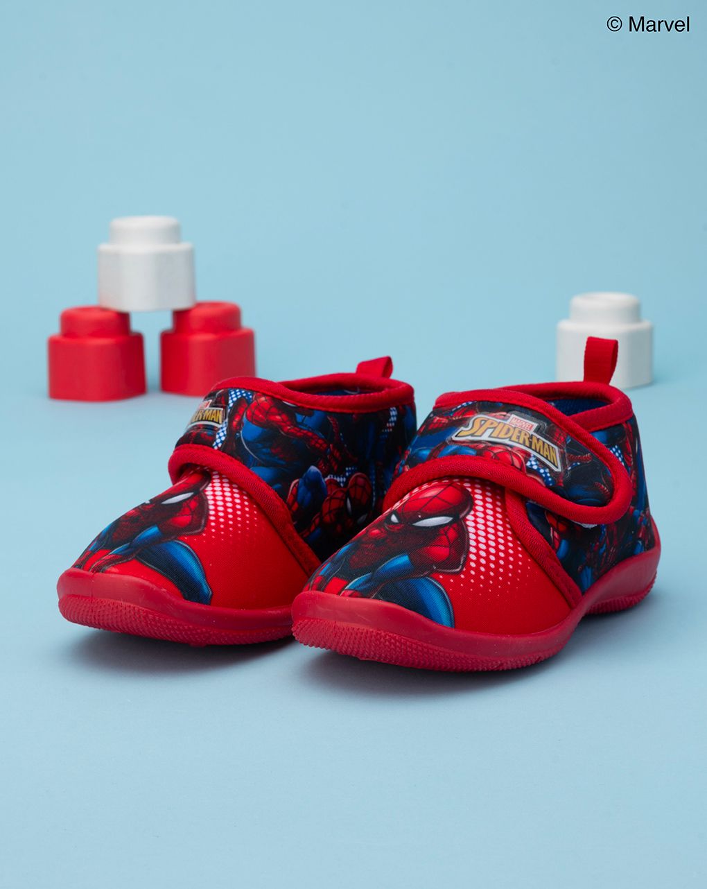 παντοφλάκια κλειστά κόκκινα με τον spiderman για αγόρι - Silverlit