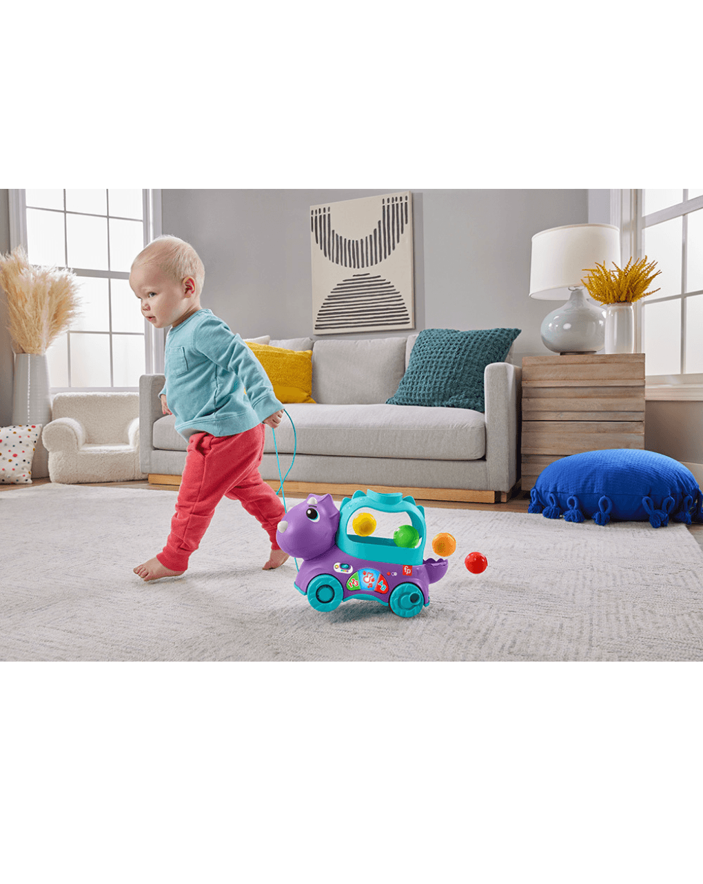 Fisher price εκπαιδευτικό συρόμενο δεινοσαυράκι hnr55 - Fisher-Price
