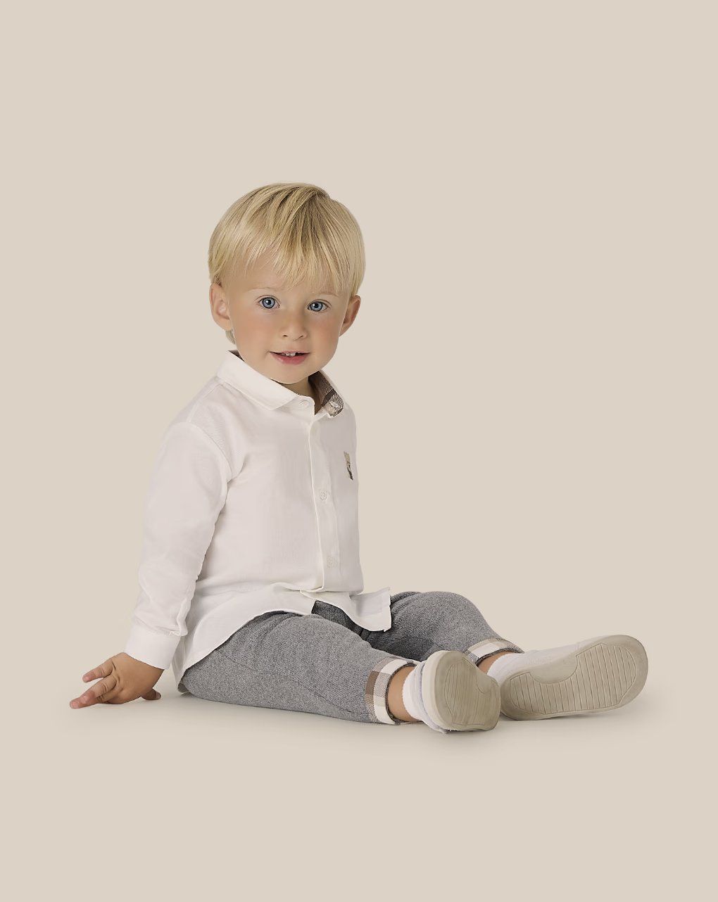 βρεφικό elegant πουκάμισο λευκό για αγόρι - Prénatal