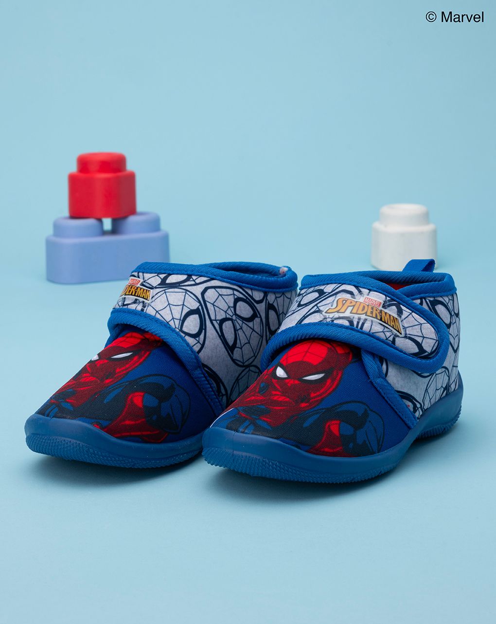 παντοφλάκια κλειστά μπλε με τον spiderman για αγόρι - Silverlit