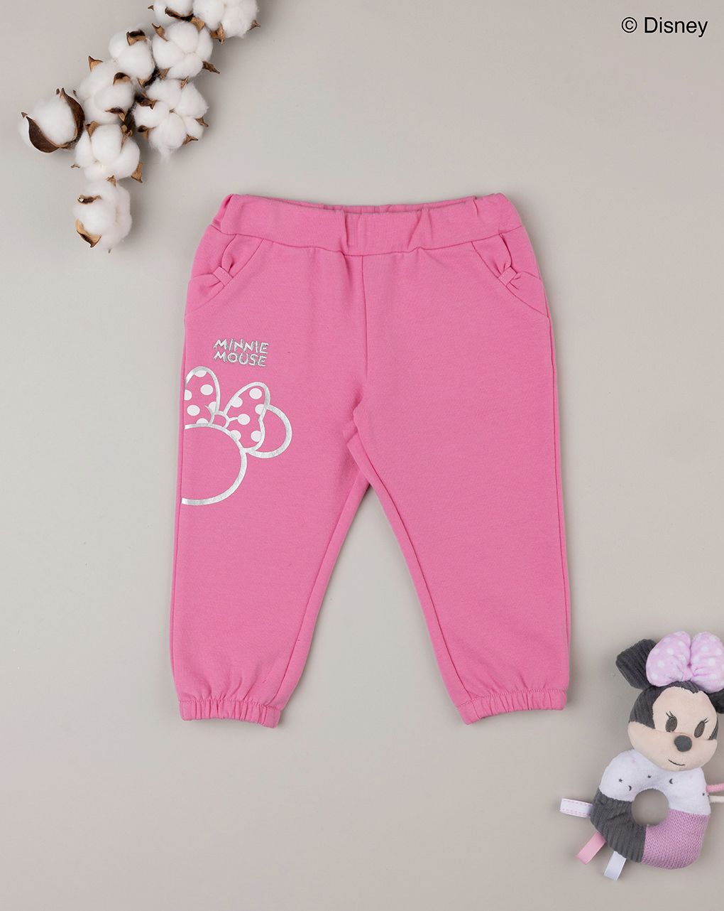 παντελόνι φόρμας ροζ με τη minnie για κορίτσι - Prénatal