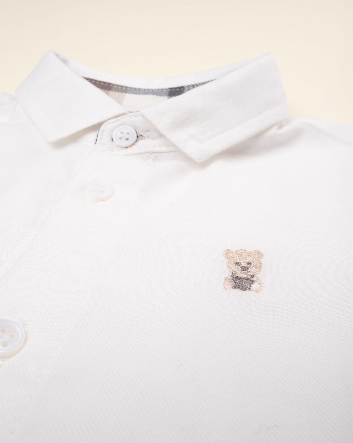βρεφικό elegant πουκάμισο λευκό για αγόρι - Prénatal