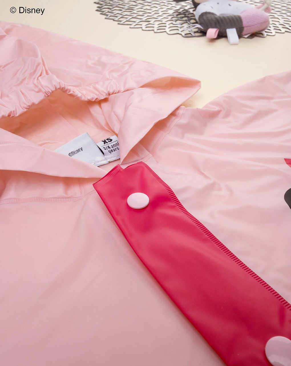 παιδικό αδιάβροχο ροζ με τη minnie για κορίτσι - Prénatal