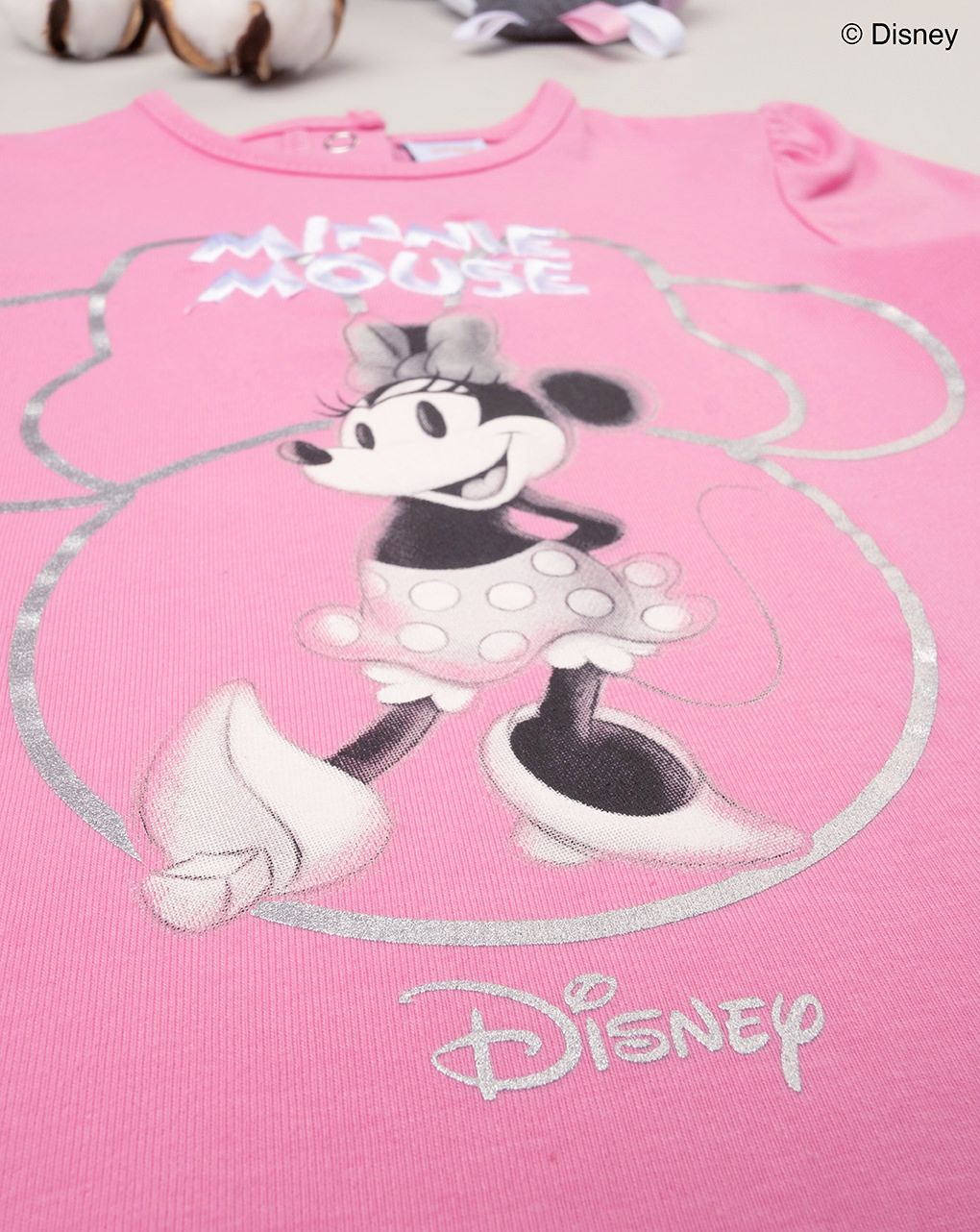 μπλούζα ροζ με τη minnie για κορίτσι - Prénatal
