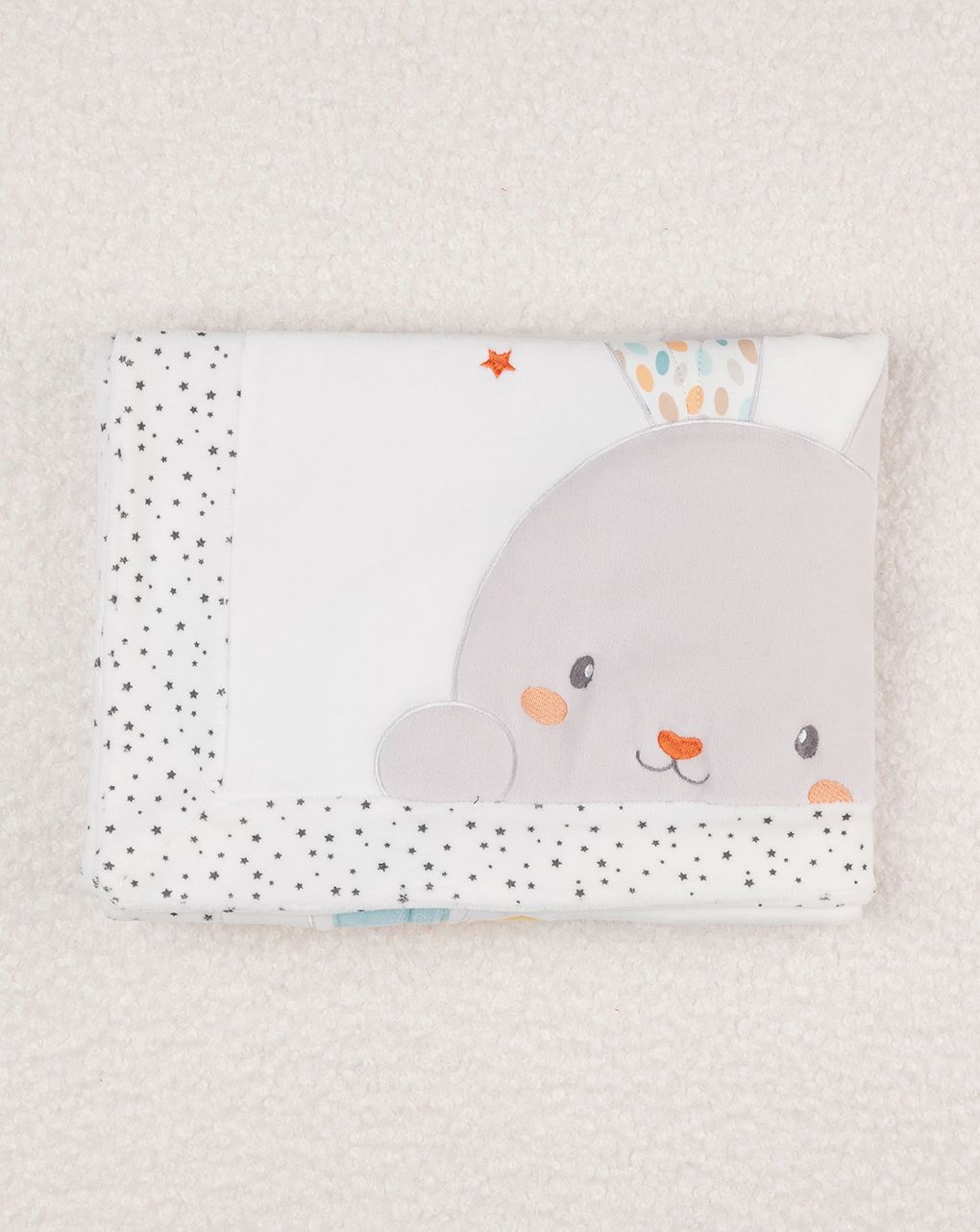 κουβέρτα σενίλ baby smile για λίκνο/πορτ-μπεμπέ 70x80cm - Prénatal