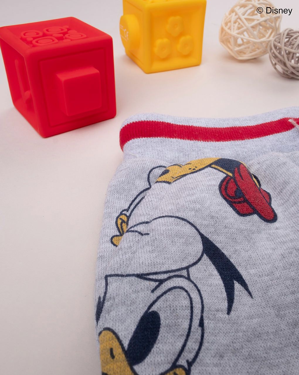 βρεφικό παντελόνι φούτερ γκρι looney tunes για αγόρι - Prénatal