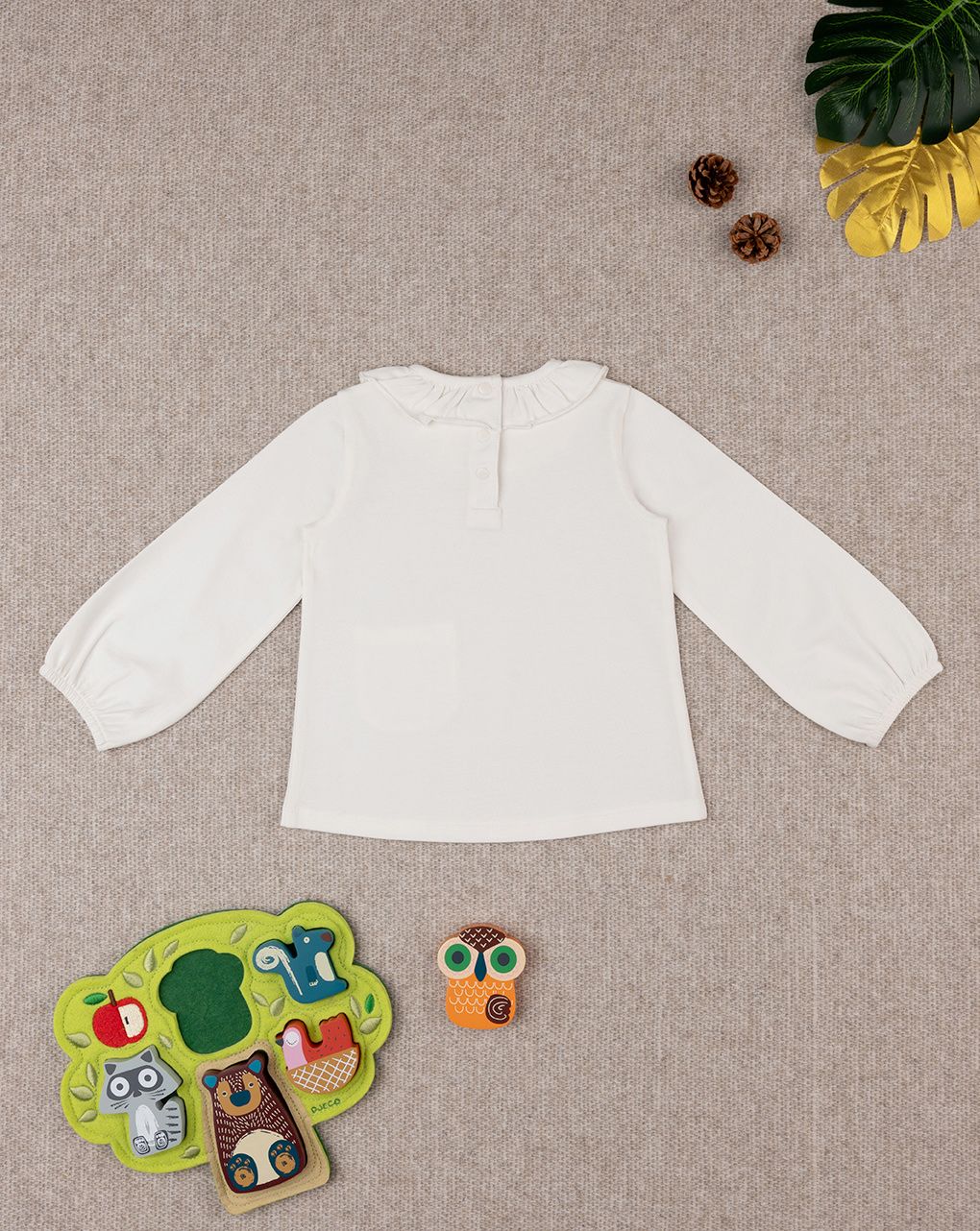 βρεφική μπλούζα λευκή never stop dreaming για κορίτσι - Prénatal