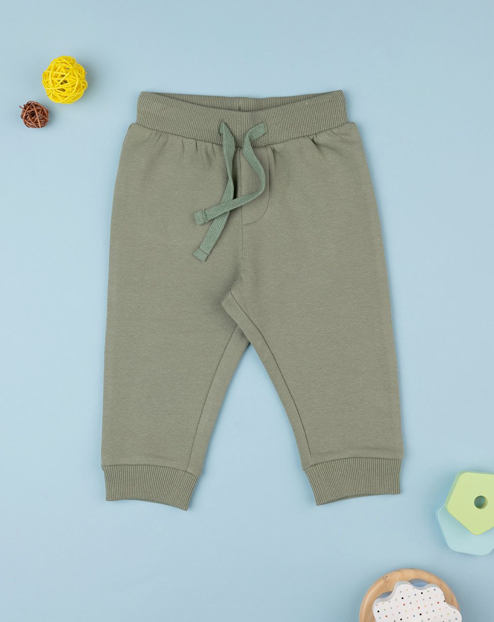 βρεφικό παντελόνι φόρμας πράσινο για αγόρι - Prénatal