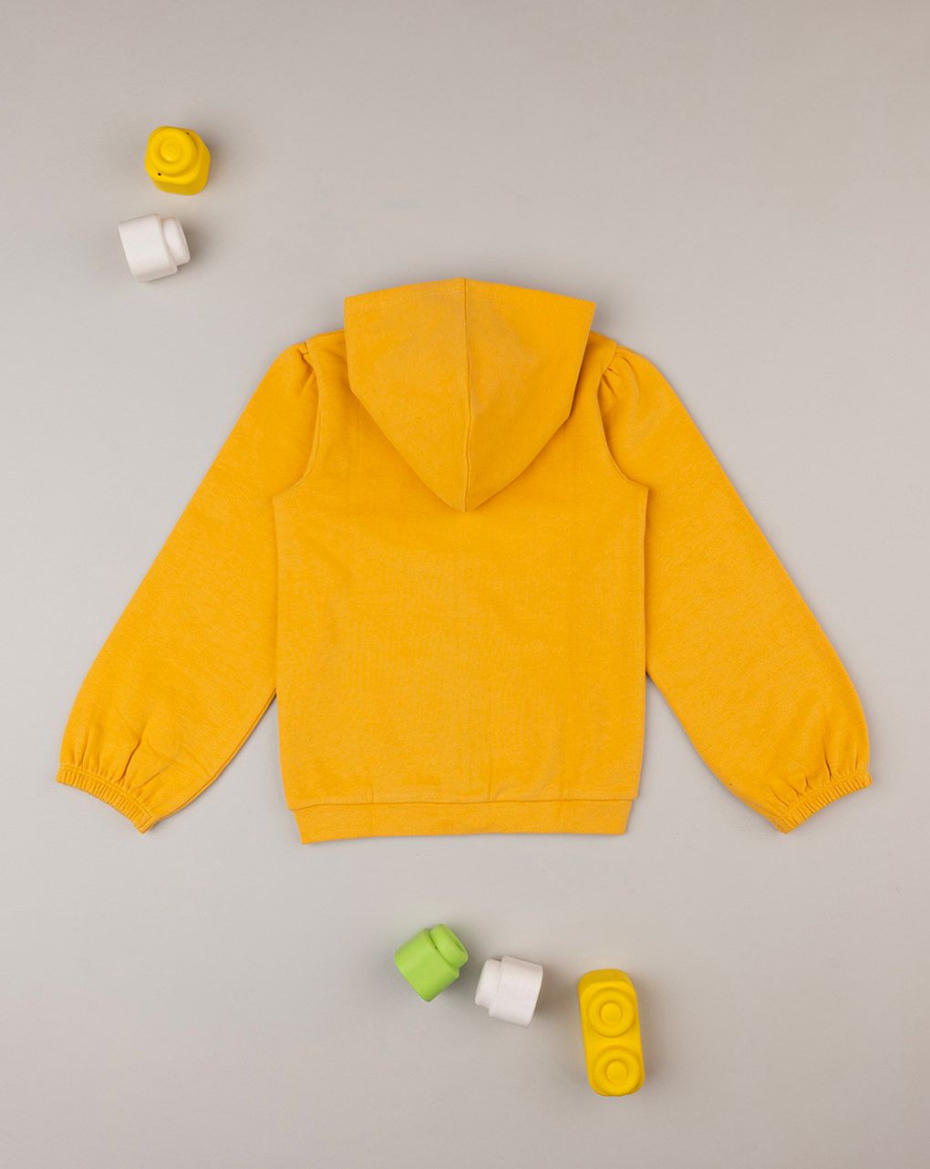 παιδική ζακέτα φούτερ κίτρινη good day για κορίτσι - Prénatal