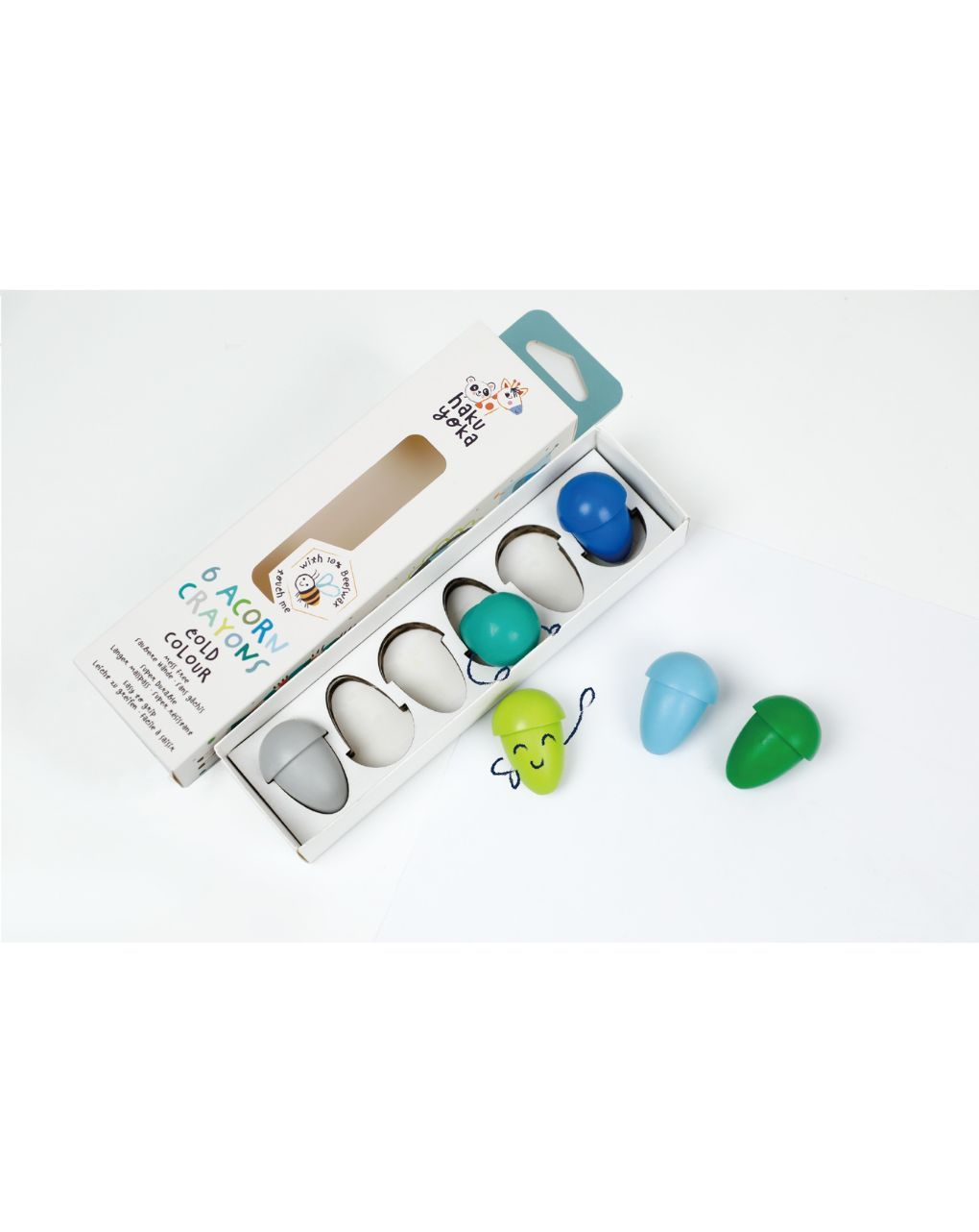 Haku yoka 6 acorn crayons - cold colour cp223096 - HAKU YOKA