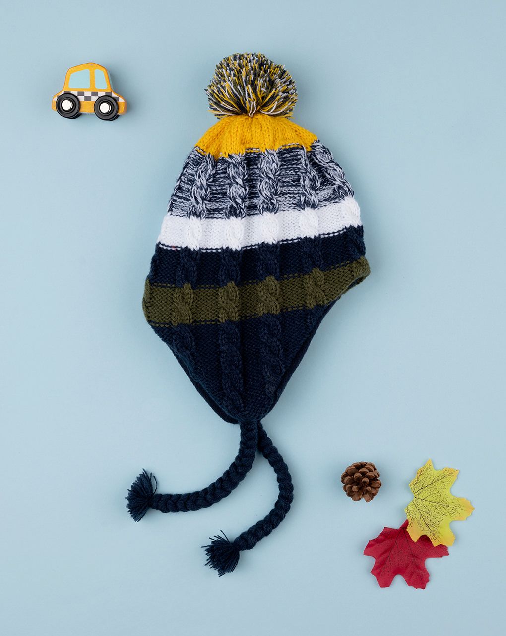 παιδικό σκουφάκι περουβιανού τύπου πολύχρωμο για αγόρι - Prénatal