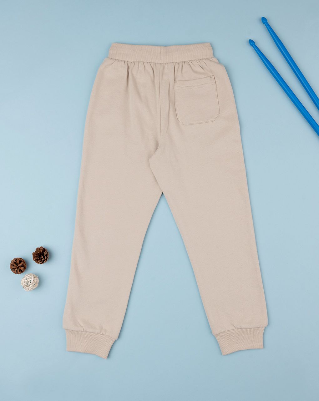 παιδικό παντελόνι φόρμας μπεζ london για αγόρι - Prénatal