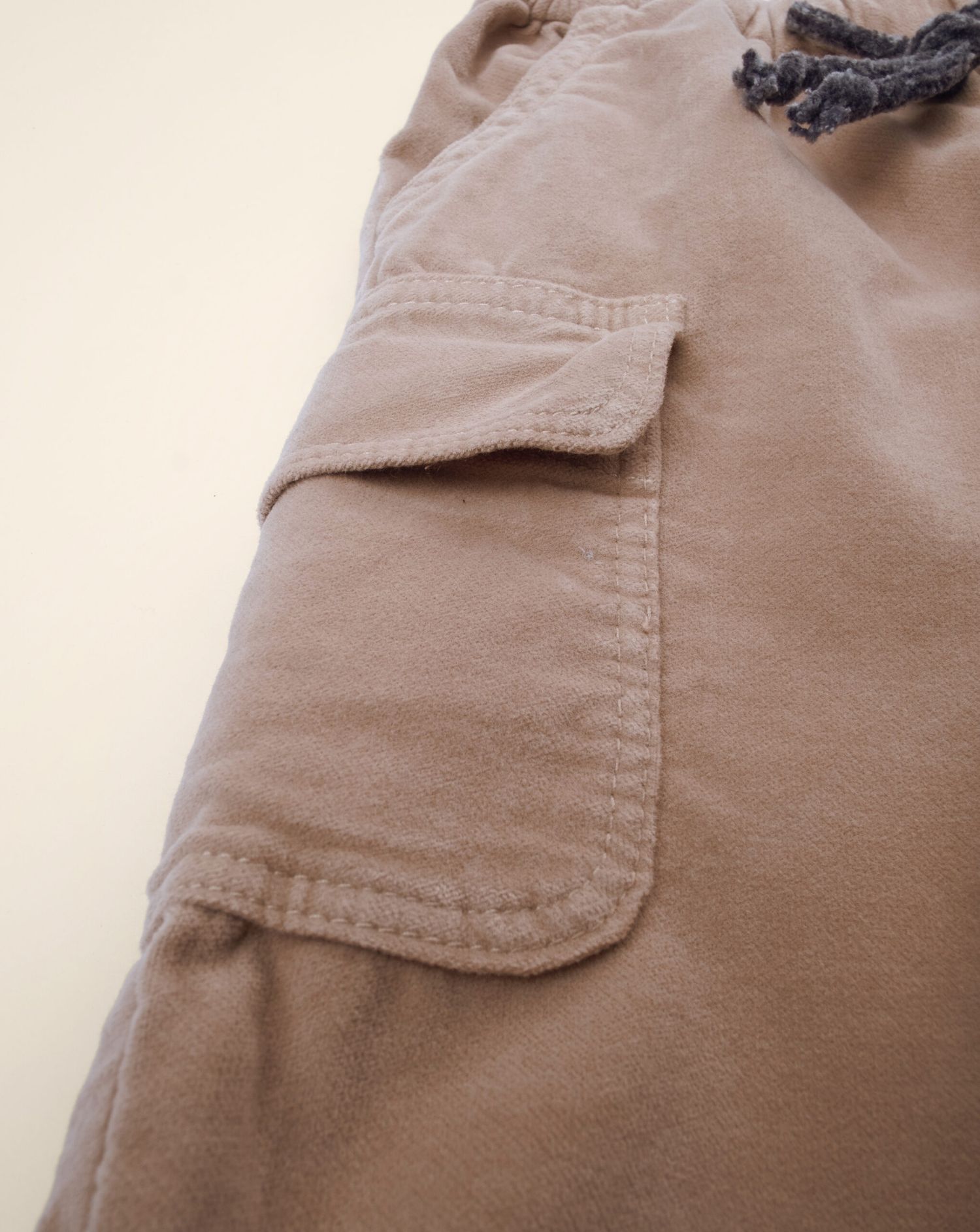 βρεφικό elegant παντελόνι καφέ κοτλέ για αγόρι - Prénatal