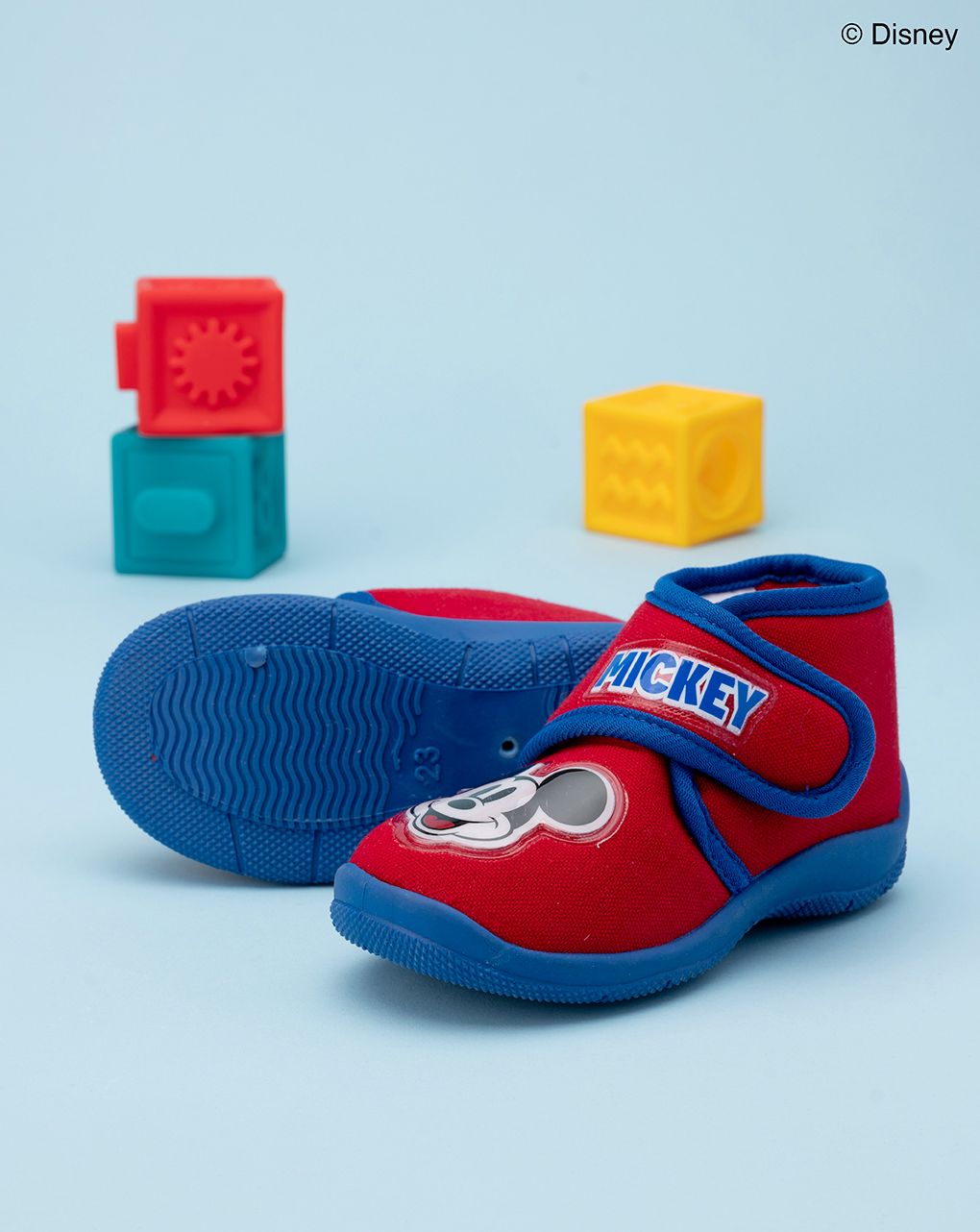 παντοφλάκια κλειστά κόκκινα με τον mickey για αγόρι - Silverlit
