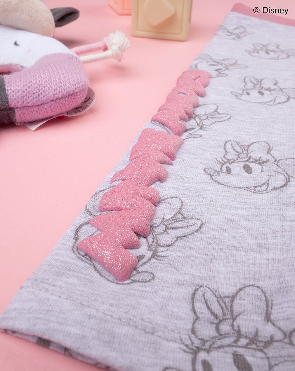 κολάν γκρι με τη minnie για κορίτσι - Prénatal