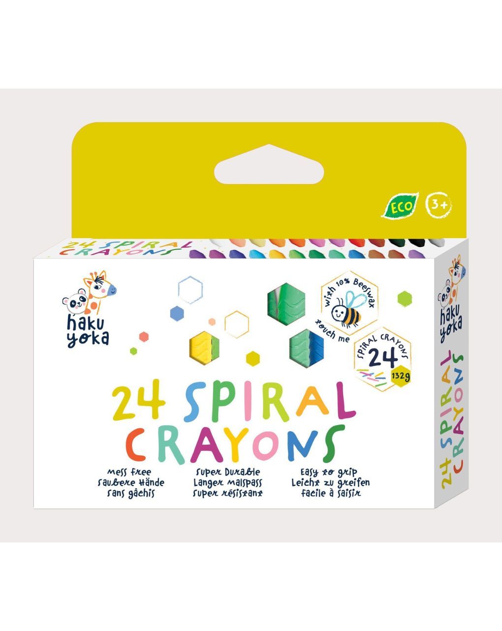 Haku yoka spiral crayons - 24 colours cp223079 - HAKU YOKA