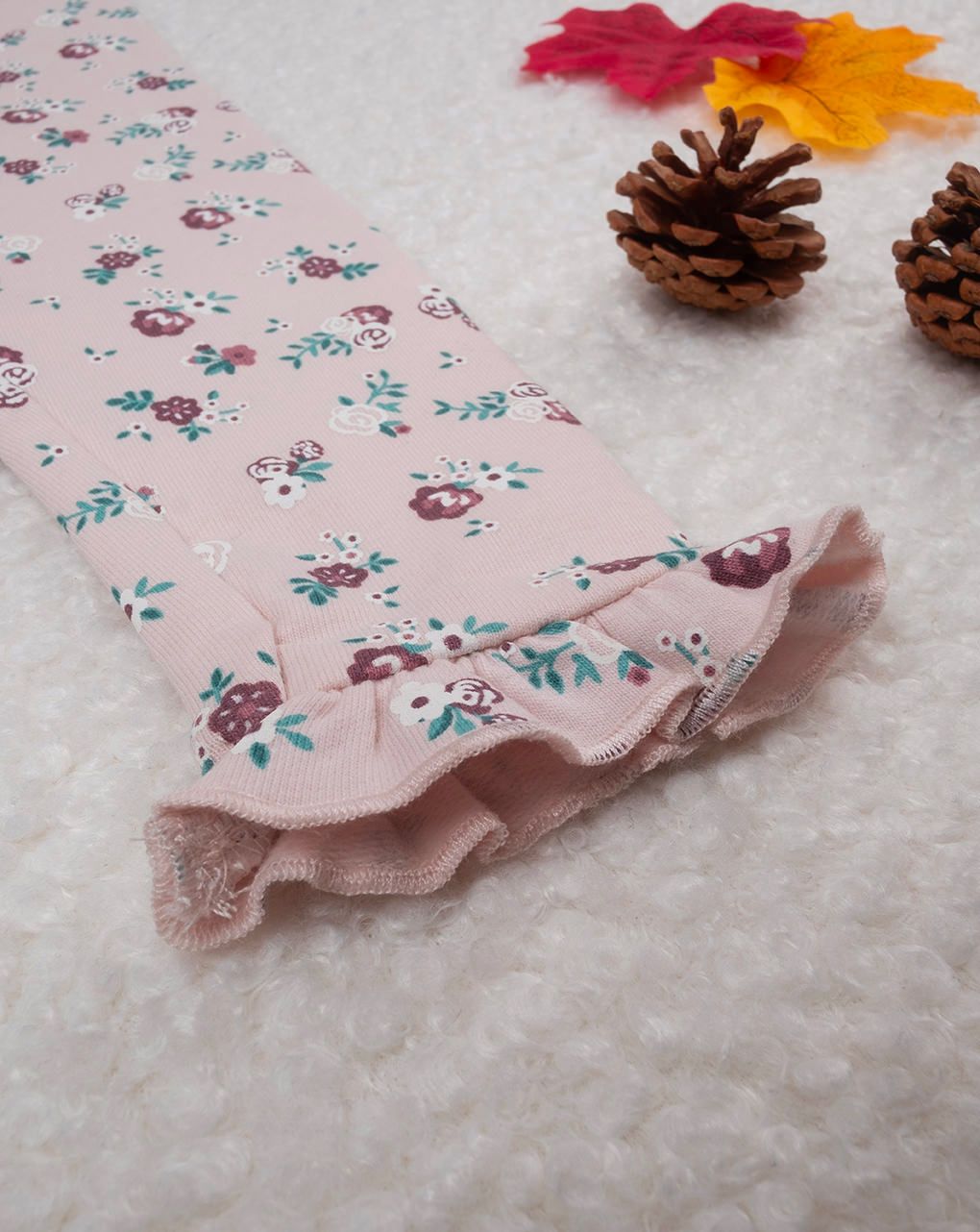 βρεφικό κολάν ροζ φλοράλ για κορίτσι - Prénatal
