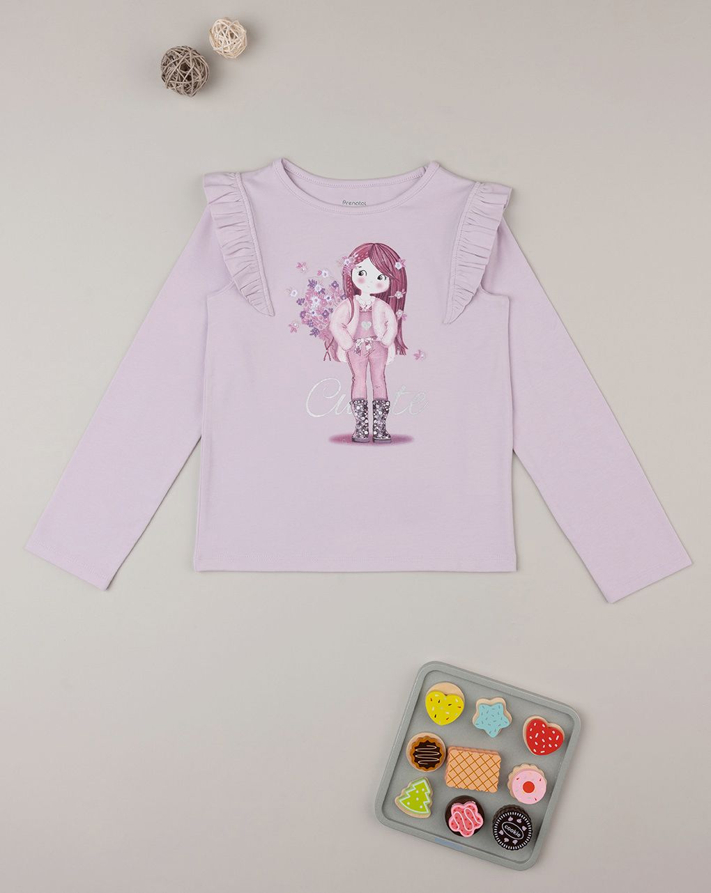 παιδική μπλούζα λιλά cute για κορίτσι - Prénatal