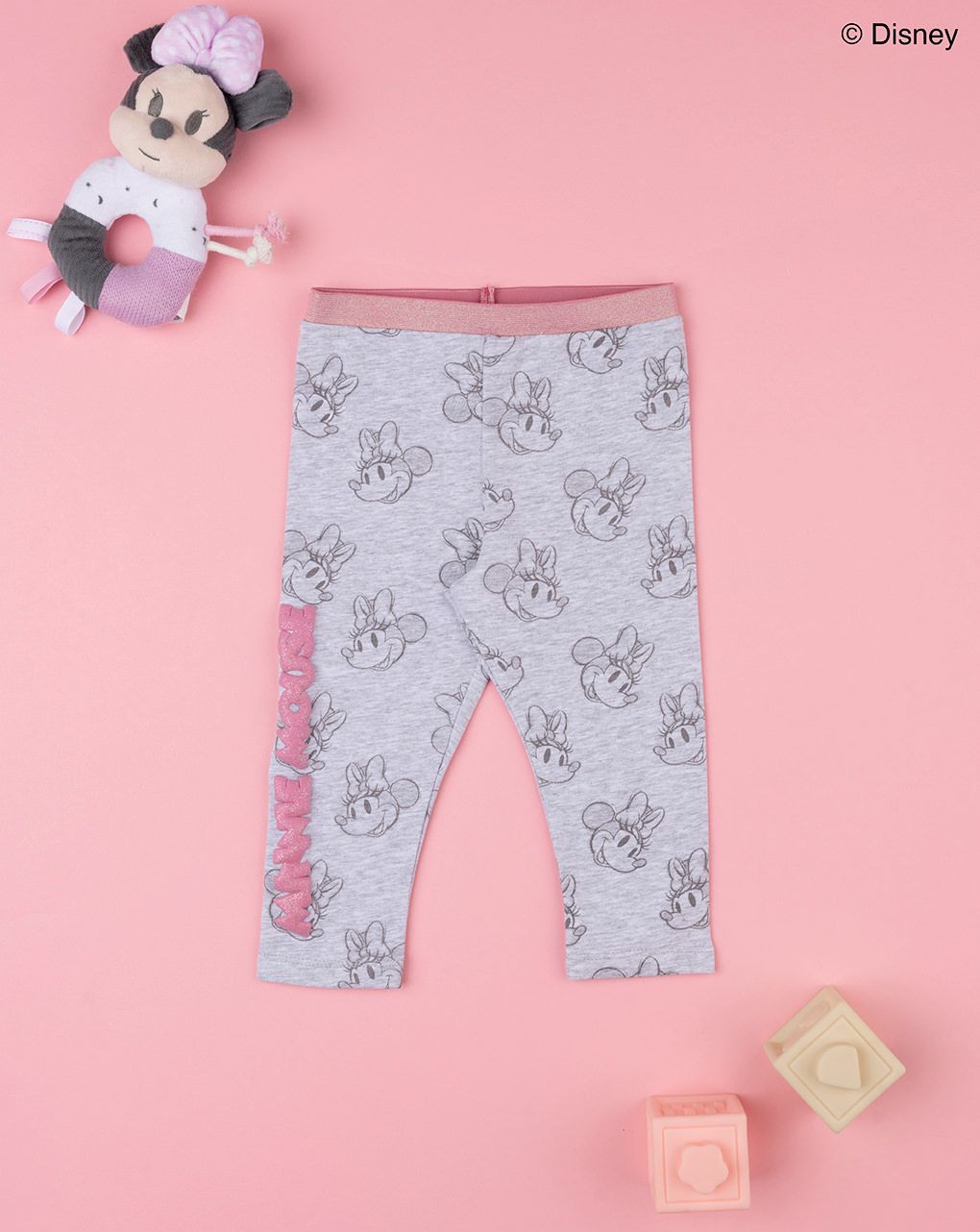 κολάν γκρι με τη minnie για κορίτσι - Prénatal