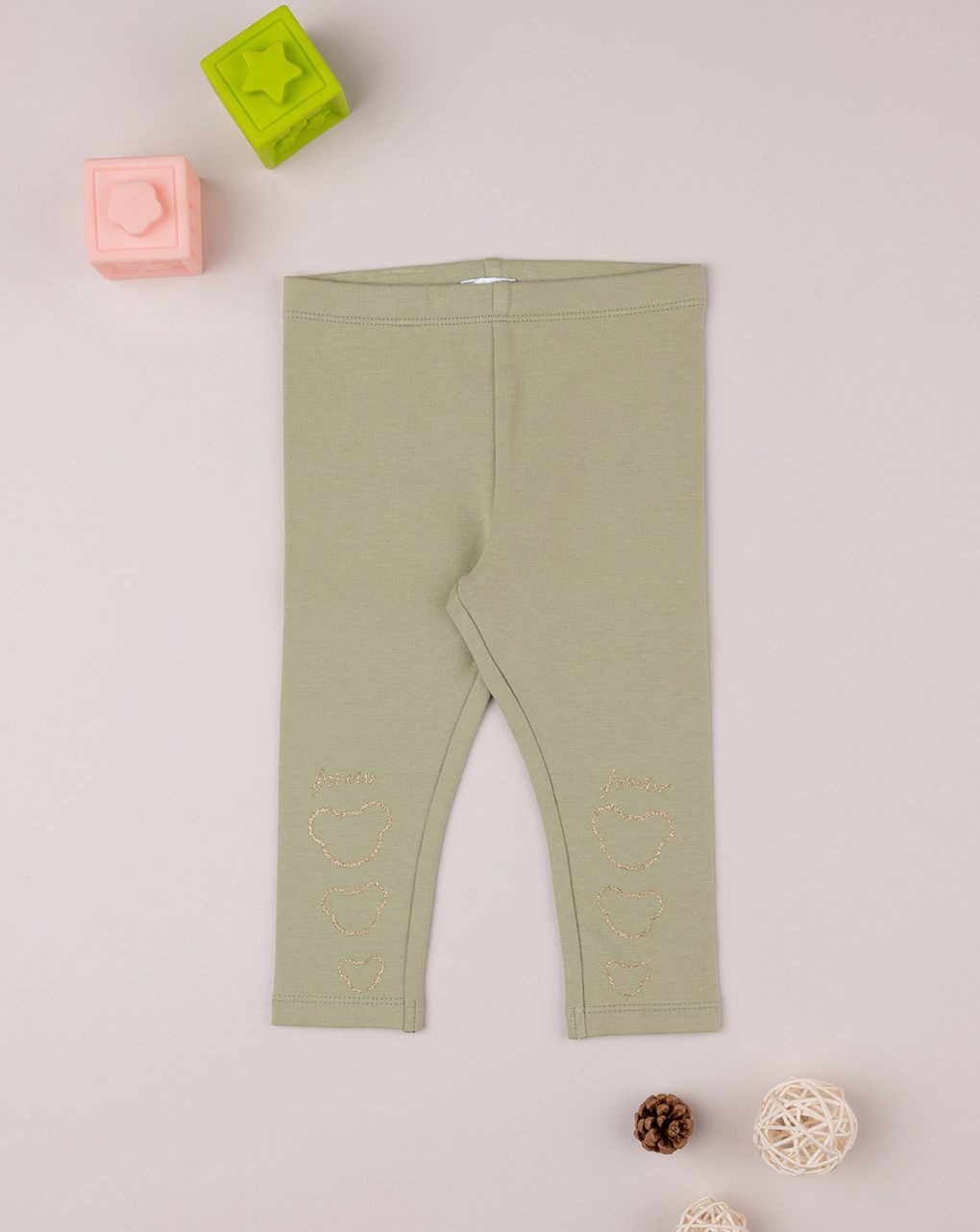 βρεφικό κολάν χακί teddy για κορίτσι - Prénatal