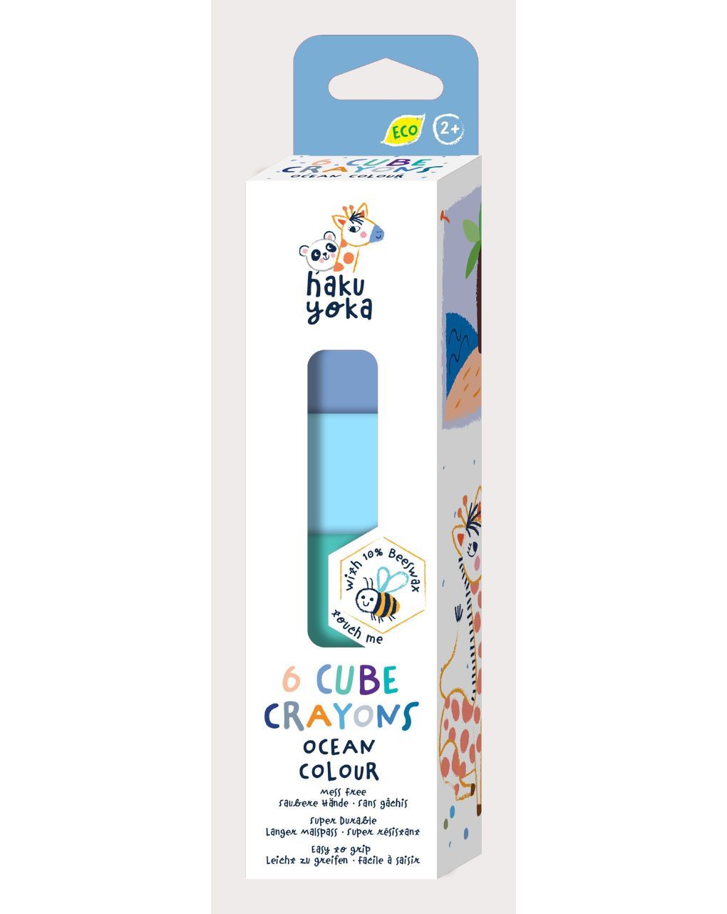 Haku yoka 6 cube crayons - ocean colour cp223093