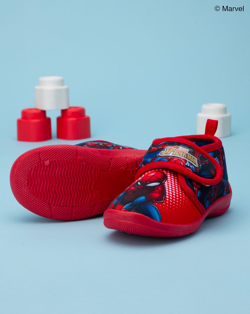 παντοφλάκια κλειστά κόκκινα με τον spiderman για αγόρι - Silverlit