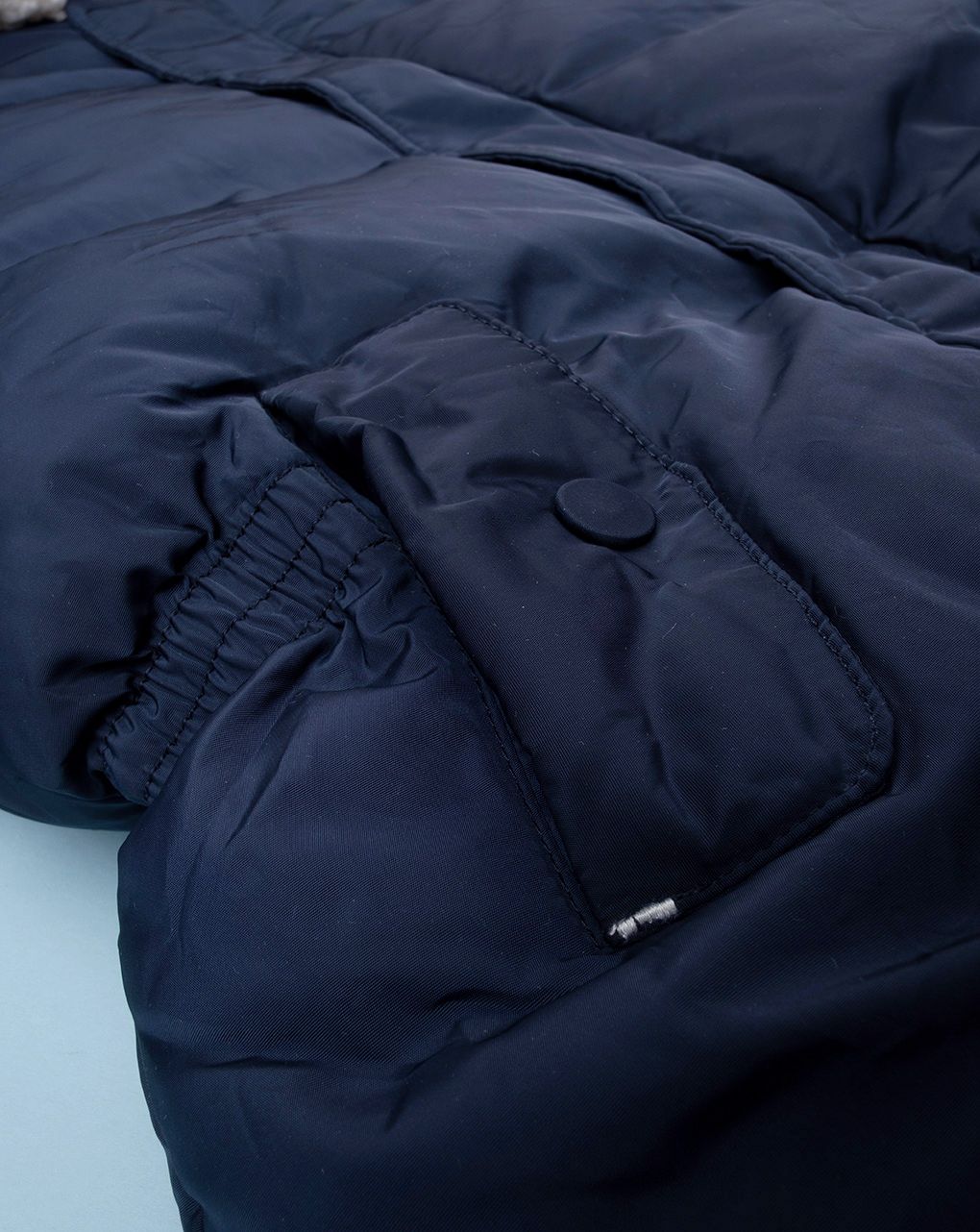 παιδικό μπουφάν puffer μπλε για κορίτσι - Prénatal