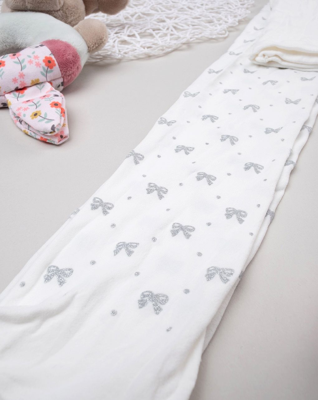 παιδικά καλσόν πακέτο x2 φιογκάκια για κορίτσι - Prénatal