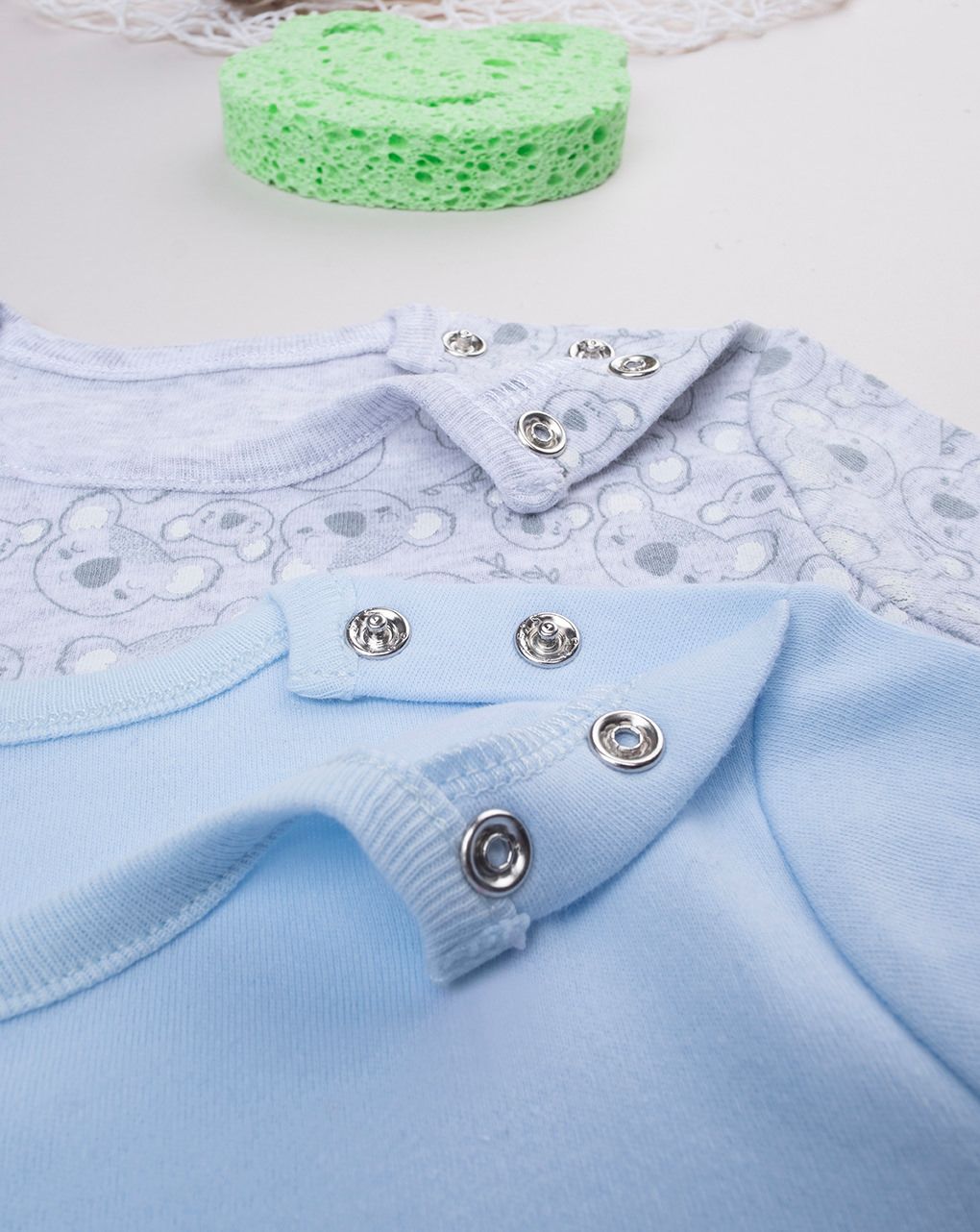 βρεφικά μακρυμάνικα κορμάκια πακέτο x2 με κοάλα για αγόρι - Prénatal