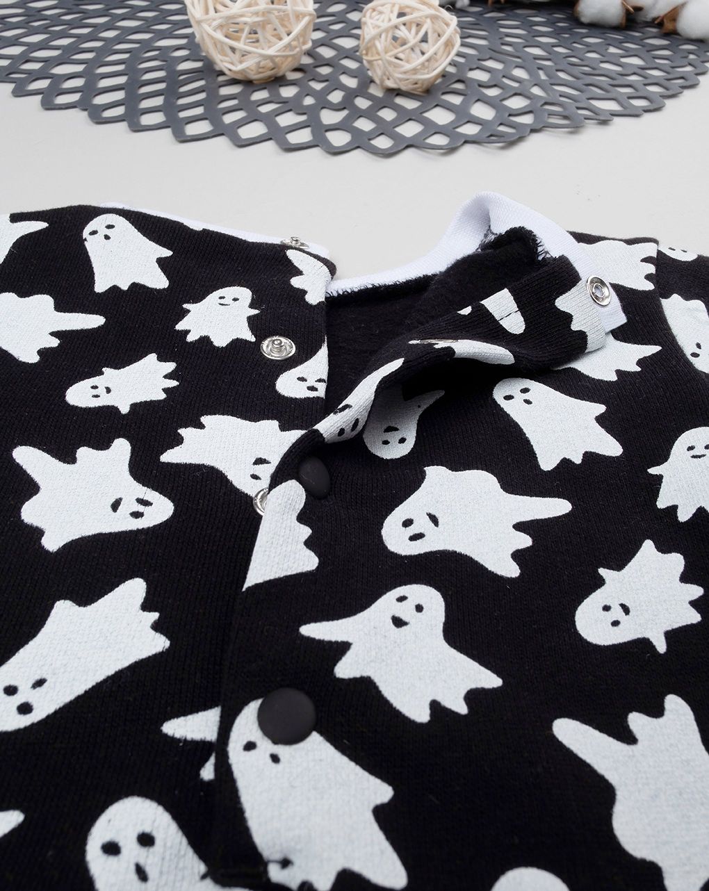 βρεφικό φορμάκι halloween μαύρο για αγόρι - Prénatal