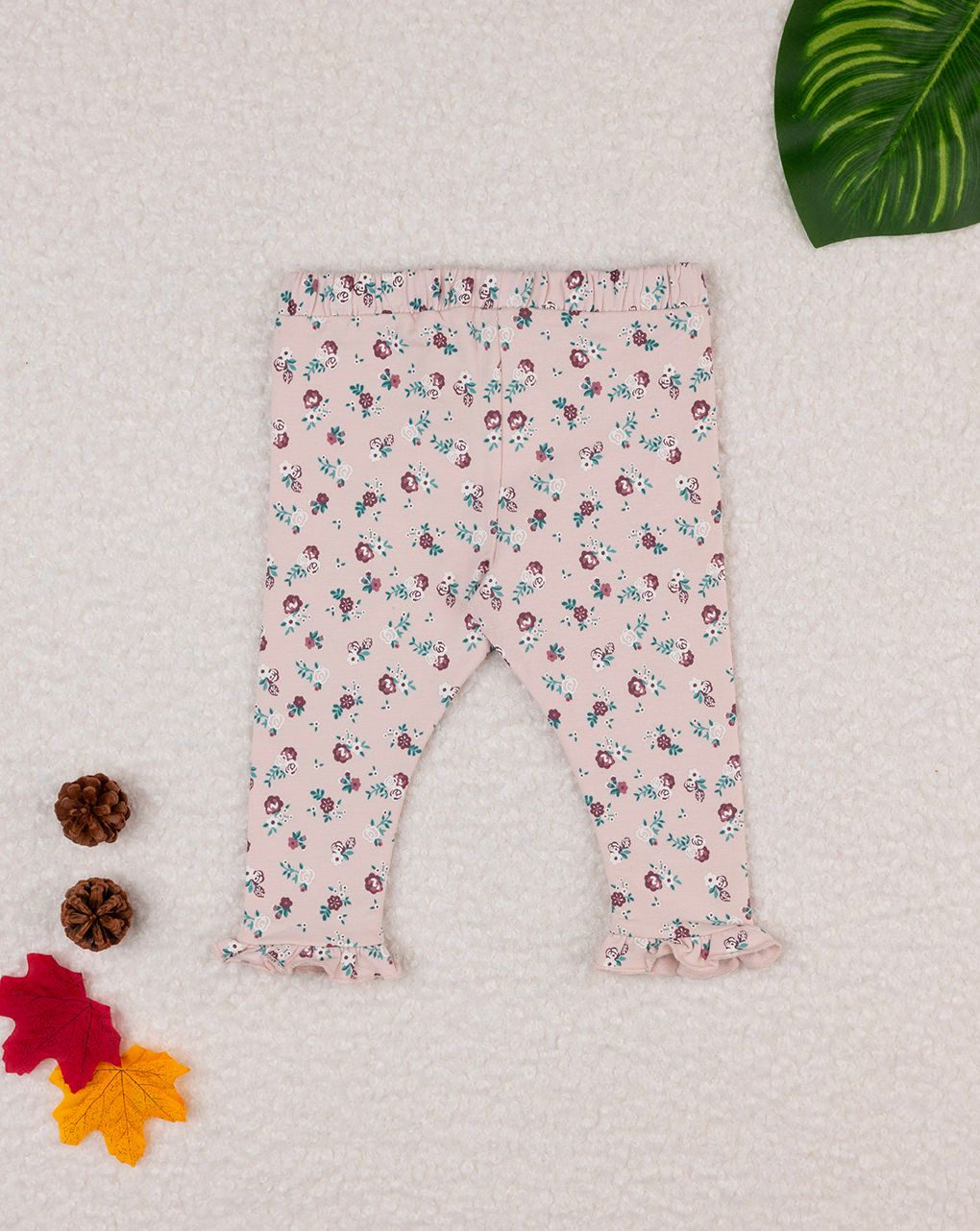βρεφικό κολάν ροζ φλοράλ για κορίτσι - Prénatal