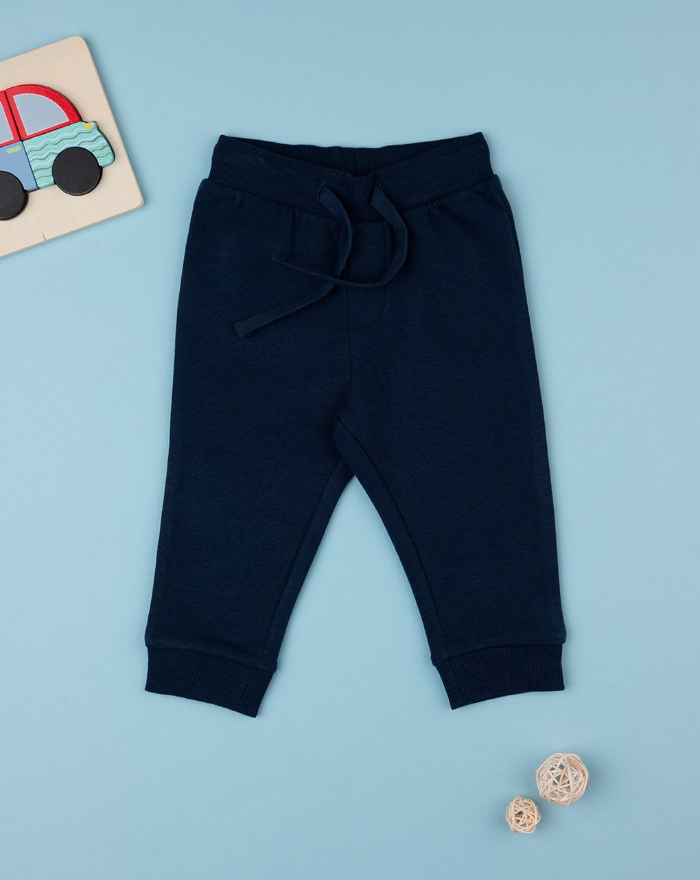 βρεφικό παντελόνι φόρμας μπλε για αγόρι