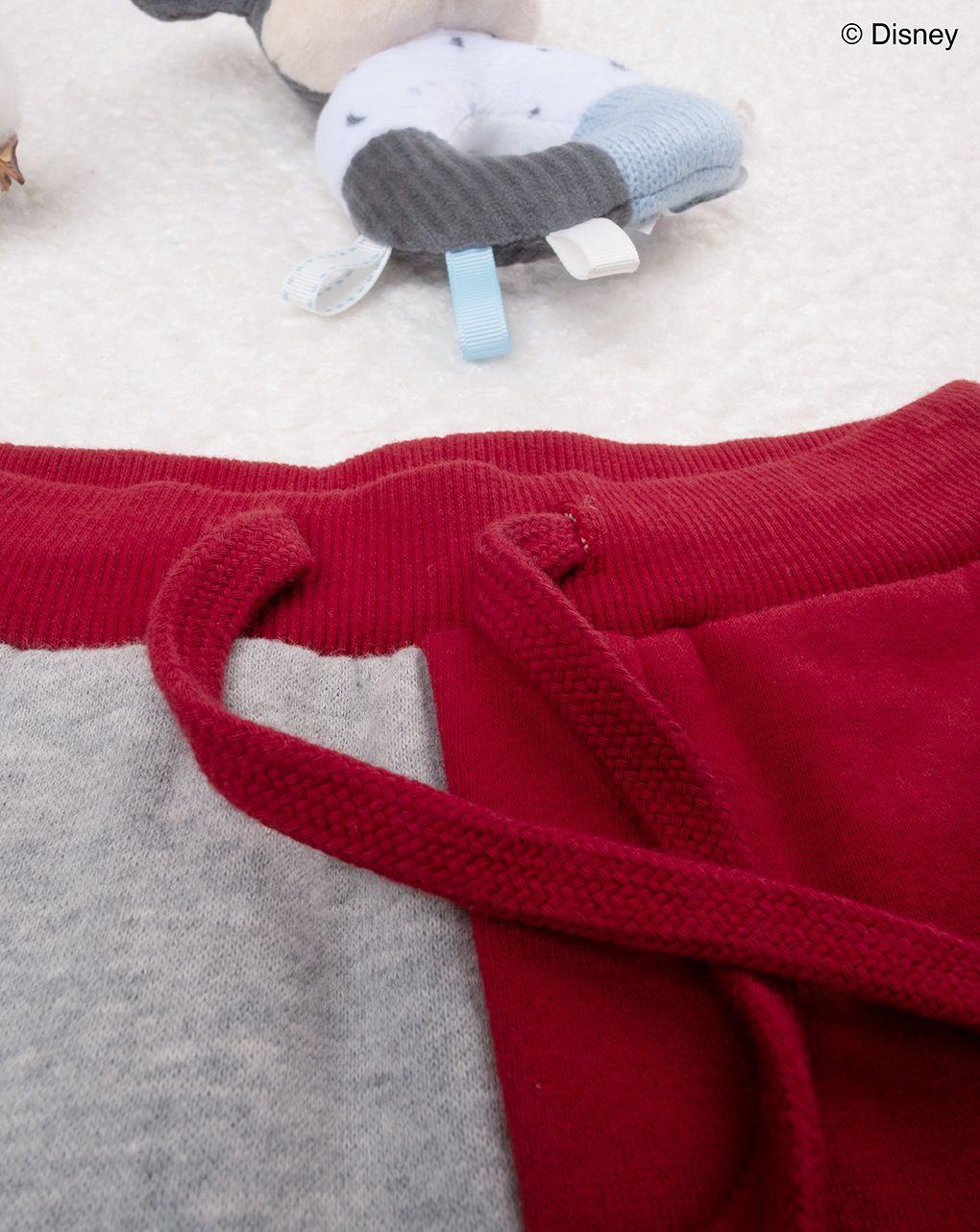 παντελόνι φόρμας γκρι/κόκκινο με το mickey για αγόρι - Prénatal