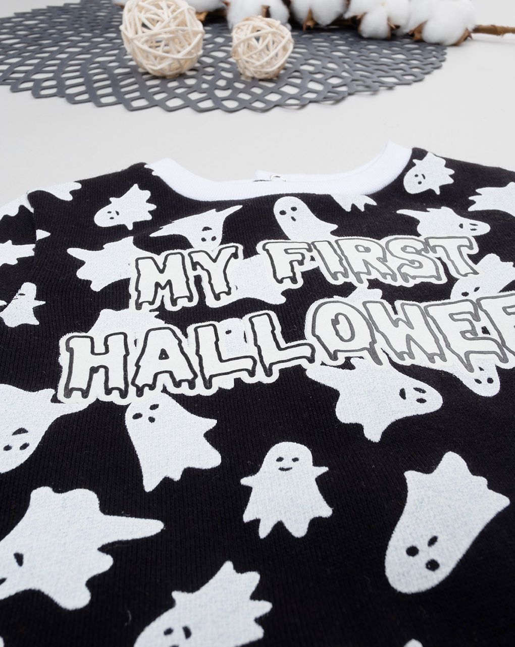 βρεφικό φορμάκι halloween μαύρο για αγόρι - Prénatal