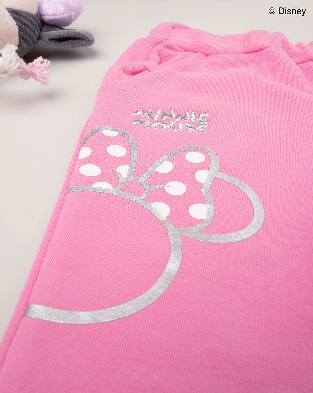 παντελόνι φόρμας ροζ με τη minnie για κορίτσι - Prénatal