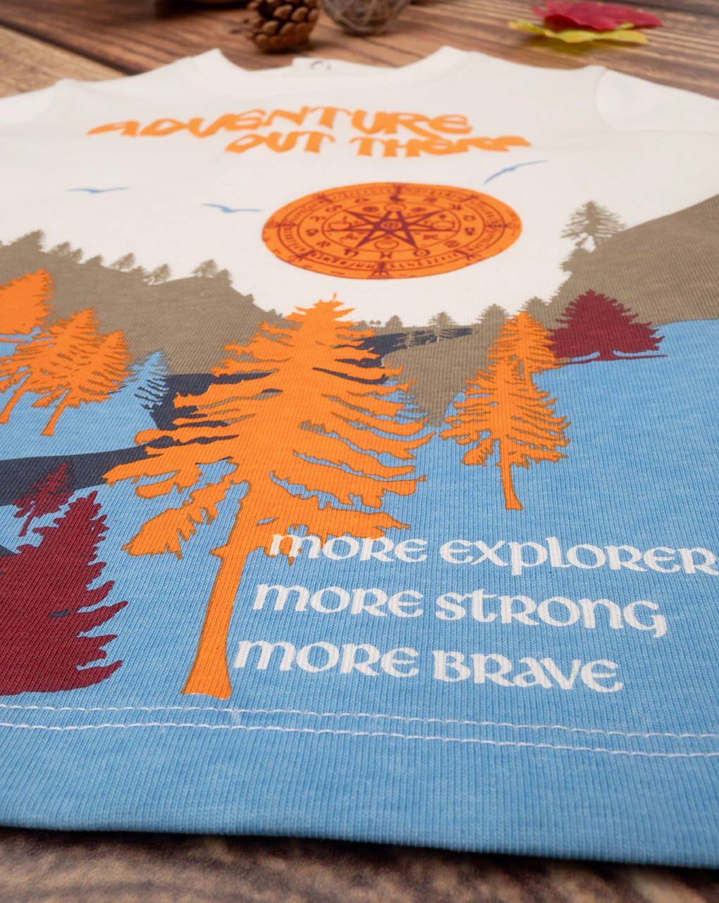 βρεφική μπλούζα λευκή adventure για αγόρι - Prénatal