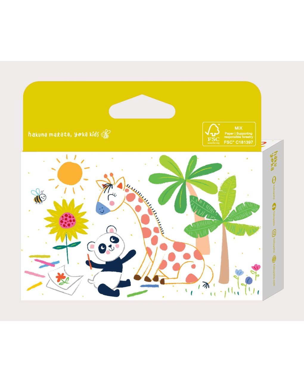 Haku yoka spiral crayons - 24 colours cp223079 - HAKU YOKA